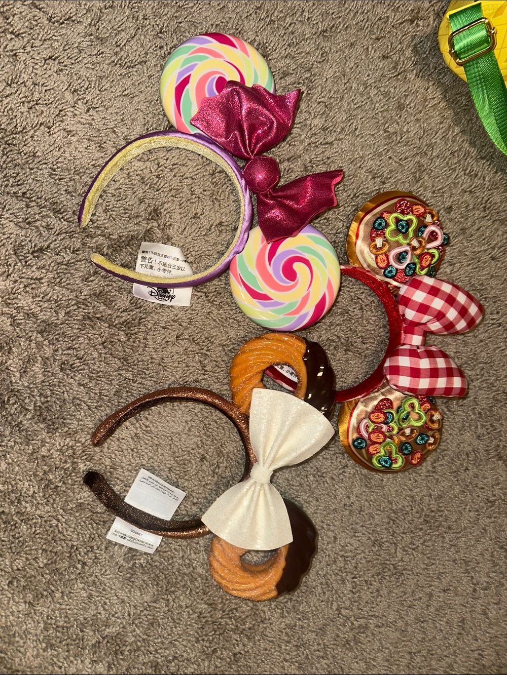 Disney-Inspired Candy & Sweet Treat Ear Headbands - Colorful Set (plus shipping